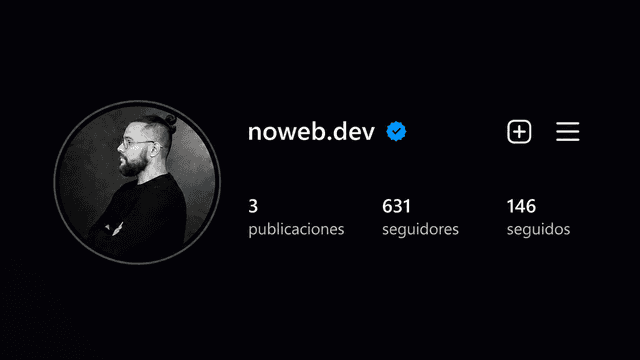 Instagram @noweb.dev