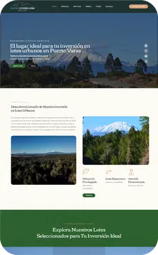 Página web responsiva para negocios locales